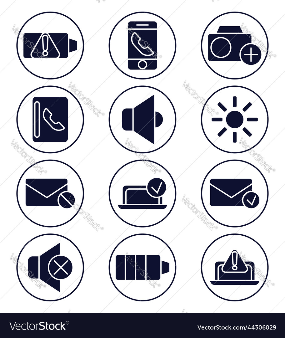 Ui interface on a white background