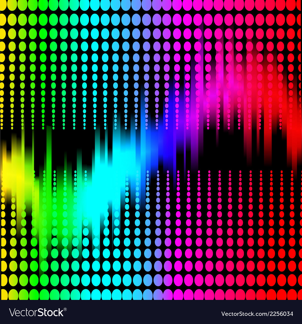 Abstract background with spectrum