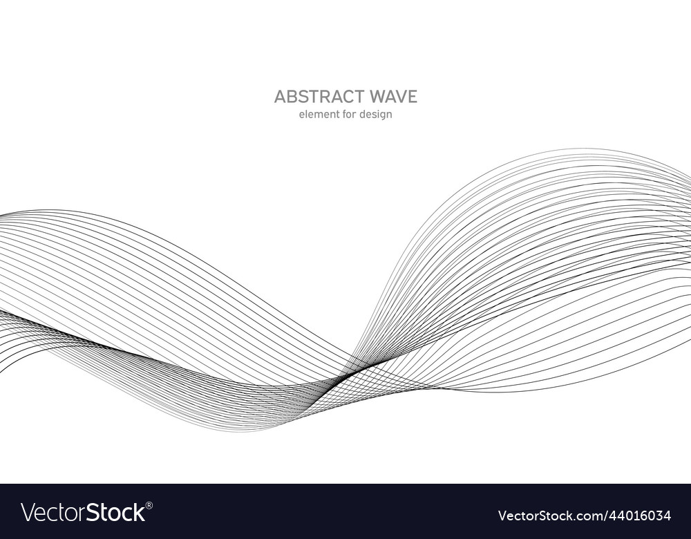 Abstract wave element for design digital Vector Image Abstract wave element for design digital