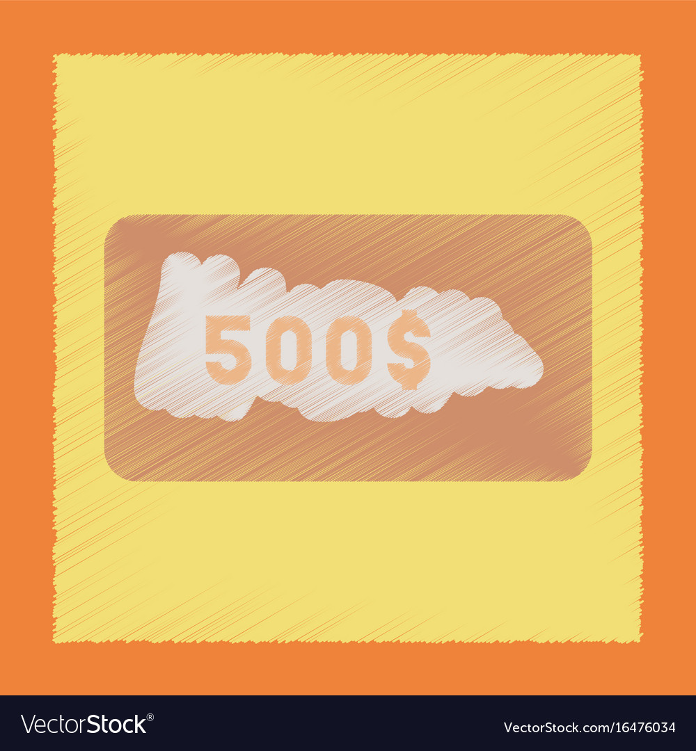 Flat shading style icon scratch card