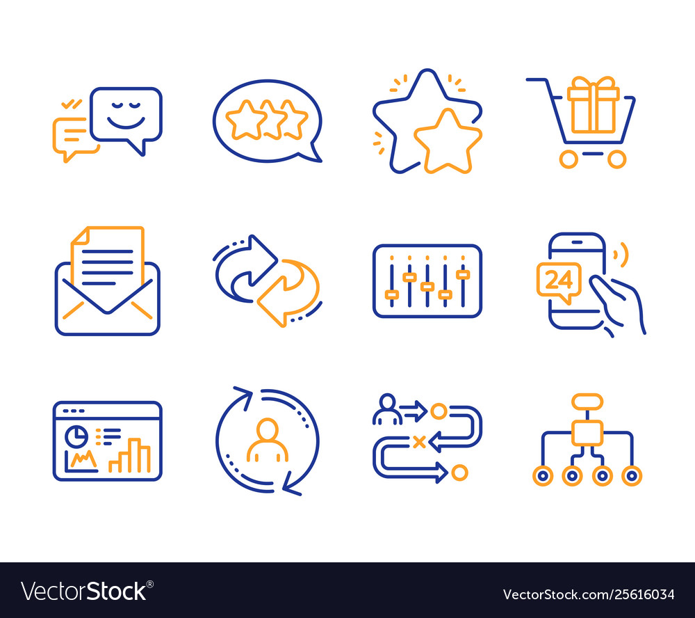 Happy emotion user info and journey path icons Vector Image Happy emotion user info and journey path icons