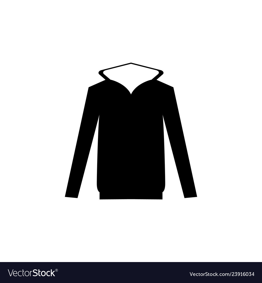 Hooded sweater icon vector image Hooded sweater icon