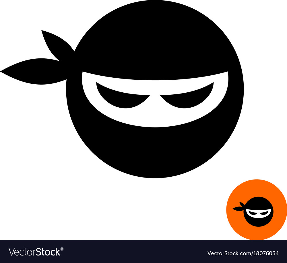 Download Ninja warrior head icon Royalty Free Vector Image