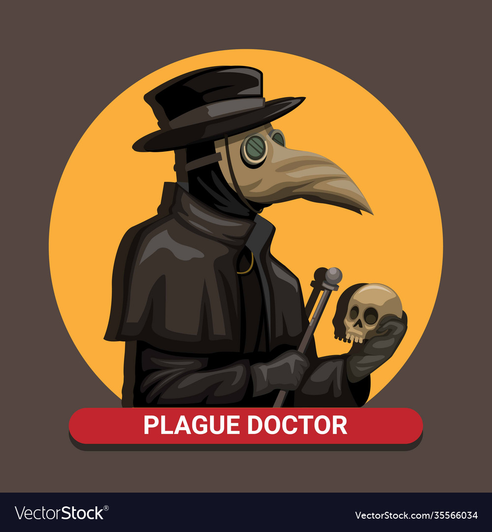 Plague Doctor Kostüm - Mittelalterliche Vogelmaske