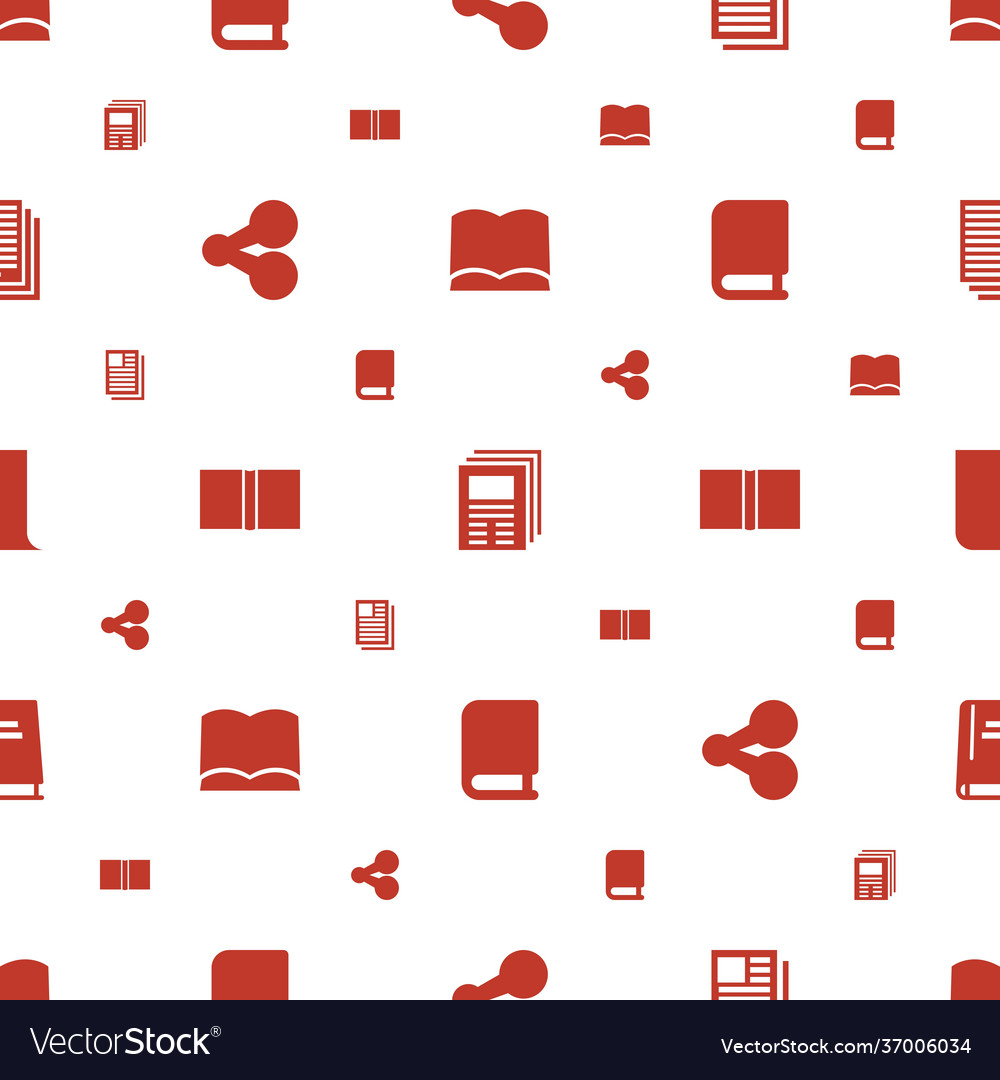 Publish icons pattern seamless white background vector image Publish icons pattern seamless white background