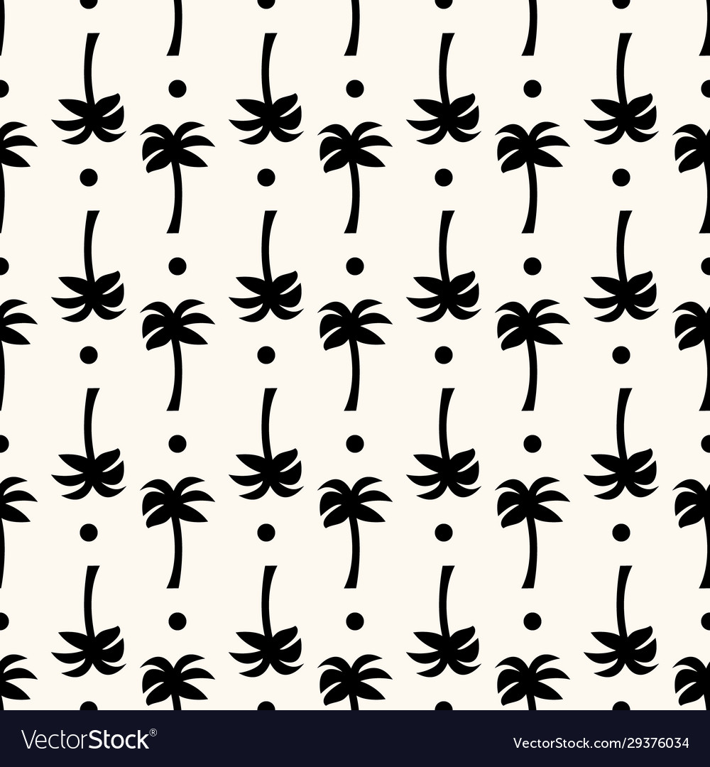 Seamless geometric pattern with silhouettes Vector Image