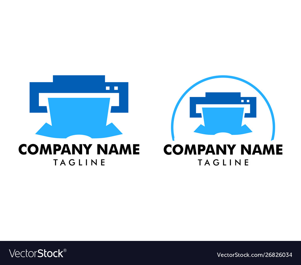 Set print shirt logo template design