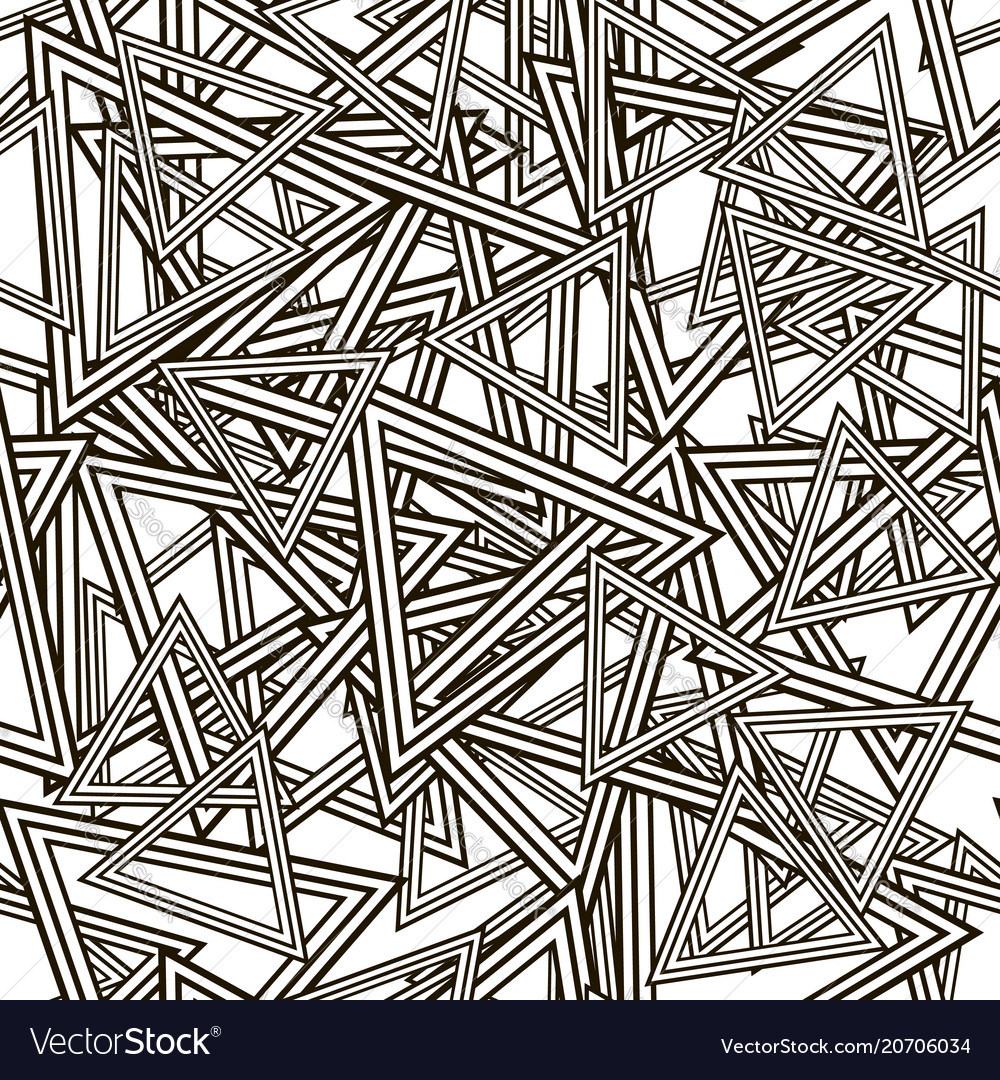 Striped triangles seamless pattern