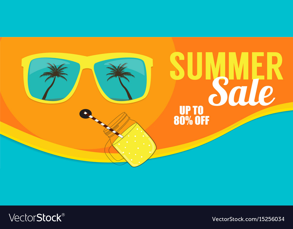 Summer sale banner template for your business
