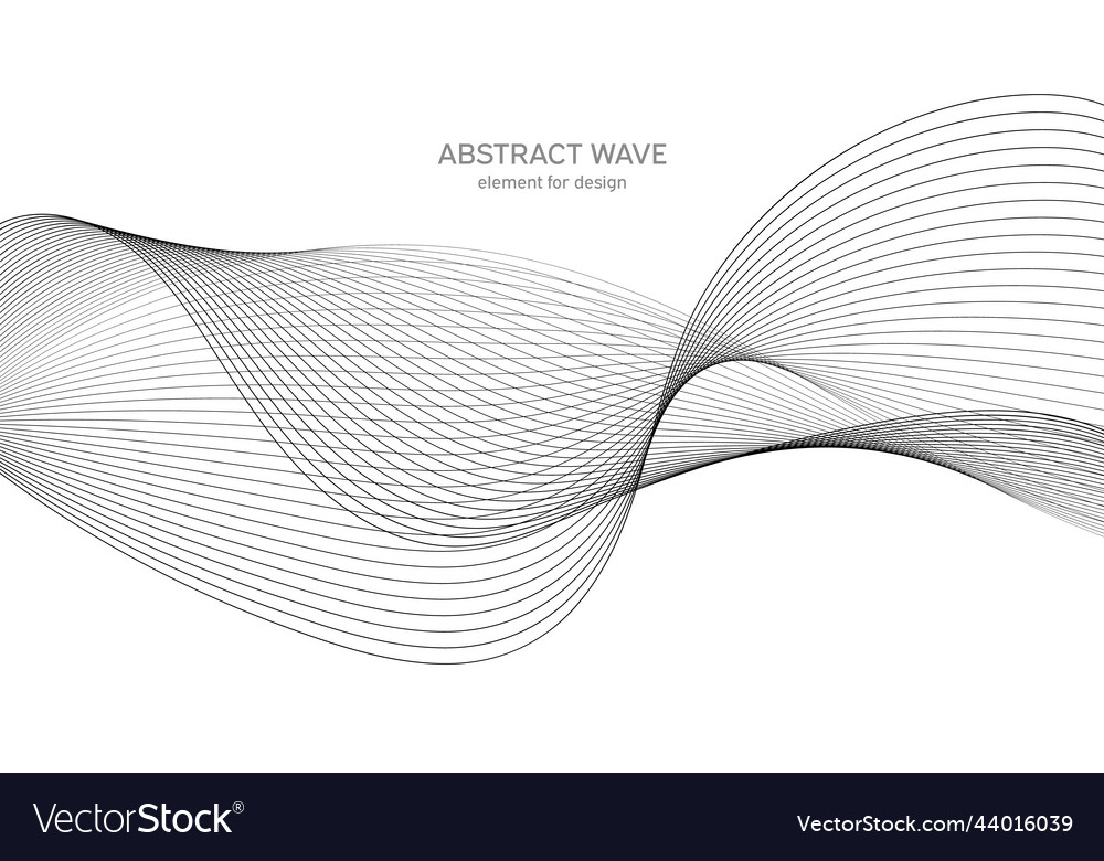 Abstract wave element for design digital vector image Abstract wave element for design digital