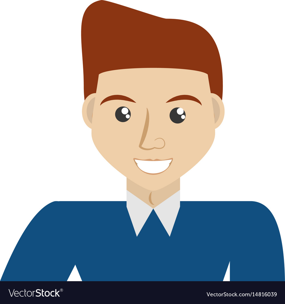 Adult male avatar young Royalty Free Vector Image