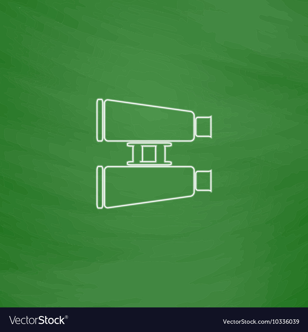 Binoculars computer symbol
