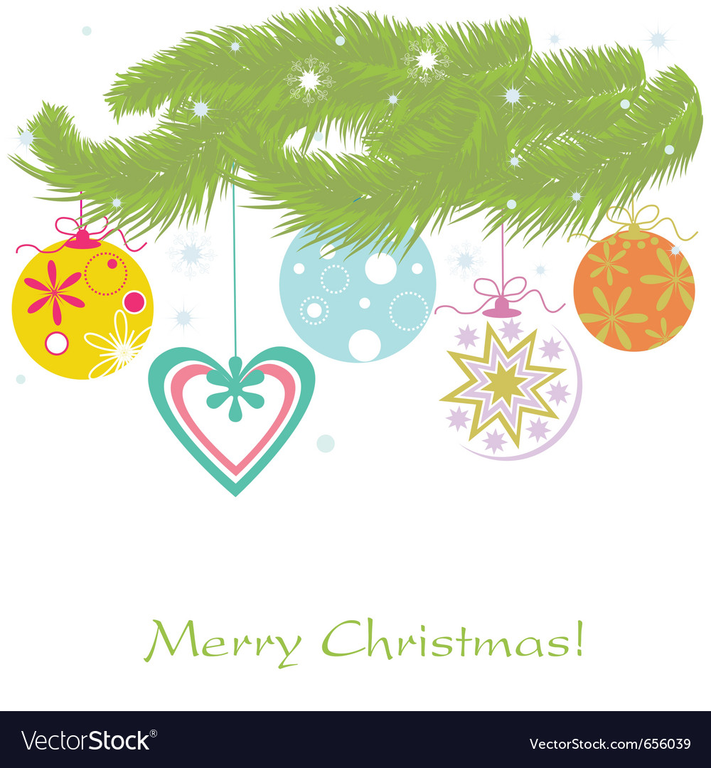 Christmas background Royalty Free Vector Image