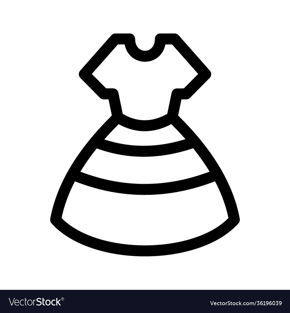 Kleid Ikone oder Logo isoliert Zeichen Symbol vector image Kleid Ikone oder Logo isoliert Zeichen Symbol