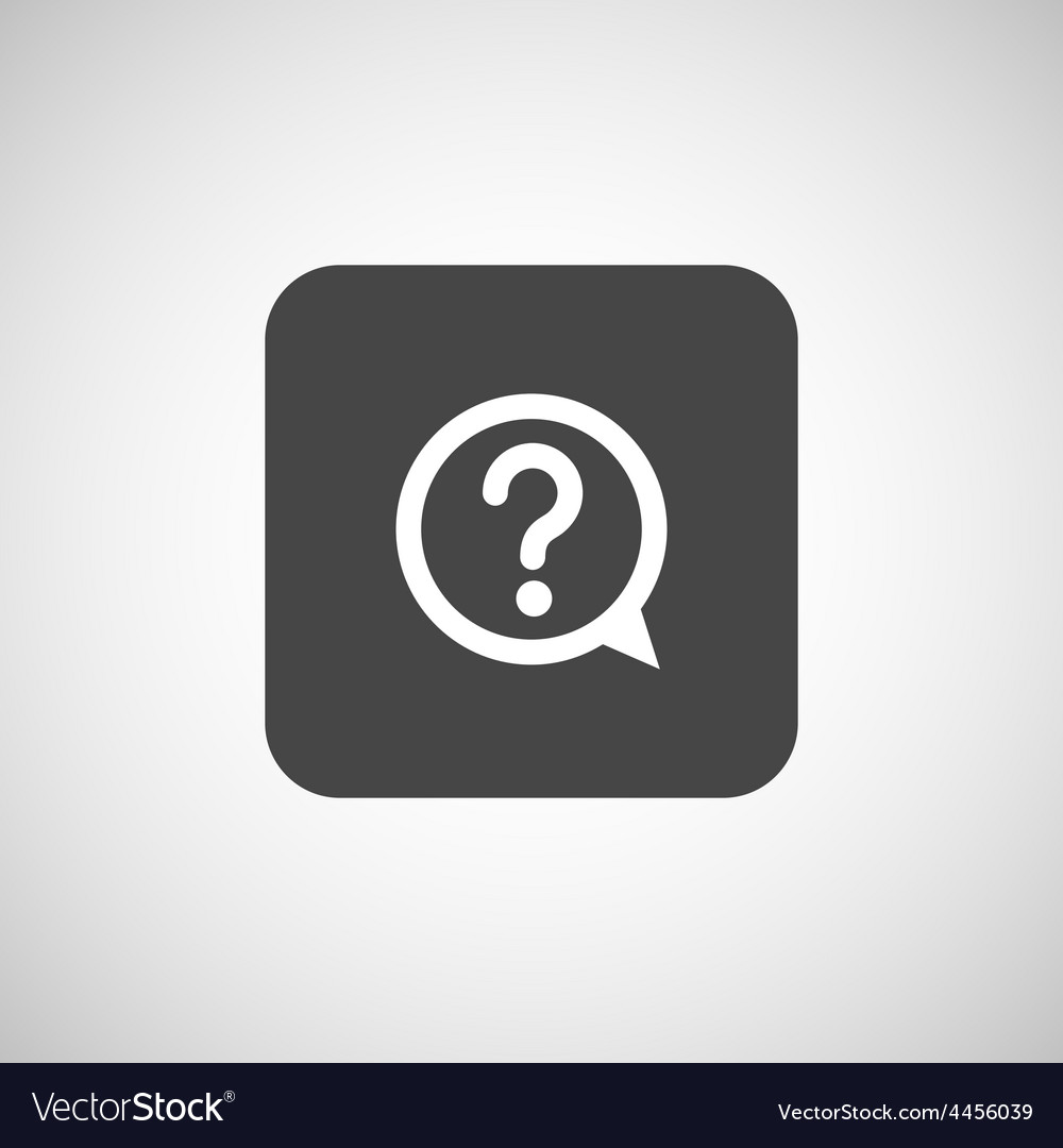 Image question mark icon solution symbol