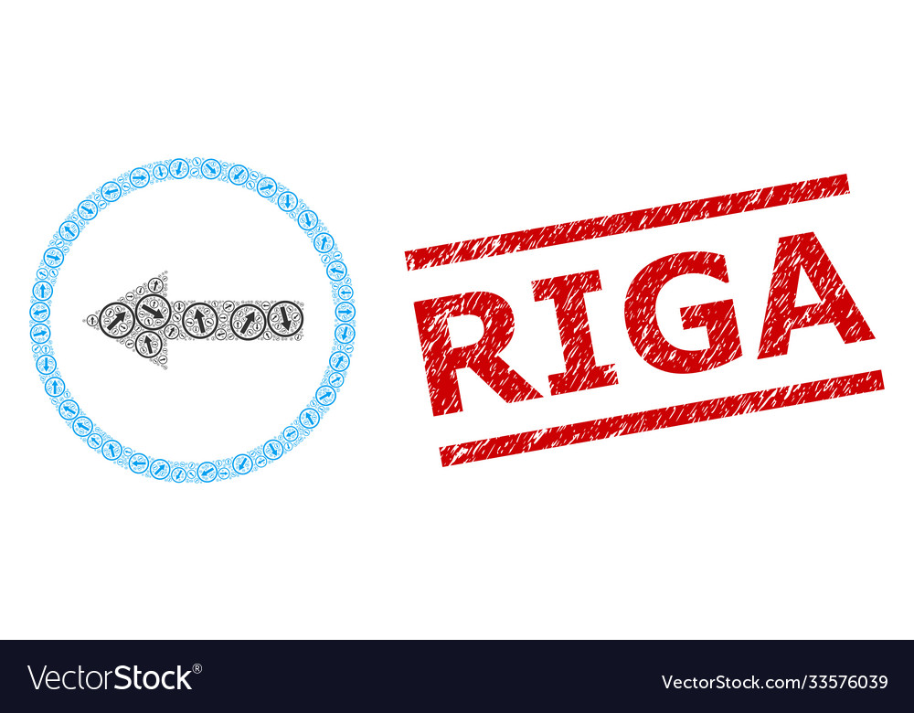 Left rounded arrow fractal mosaic vector image Left rounded arrow fractal mosaic