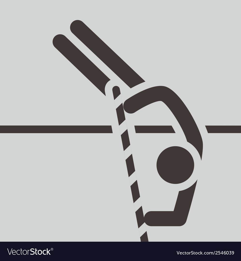 Pole vault icon