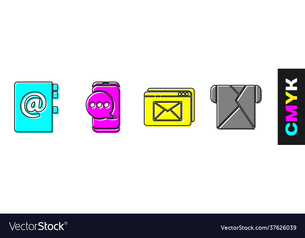 Set address book chat messages notification