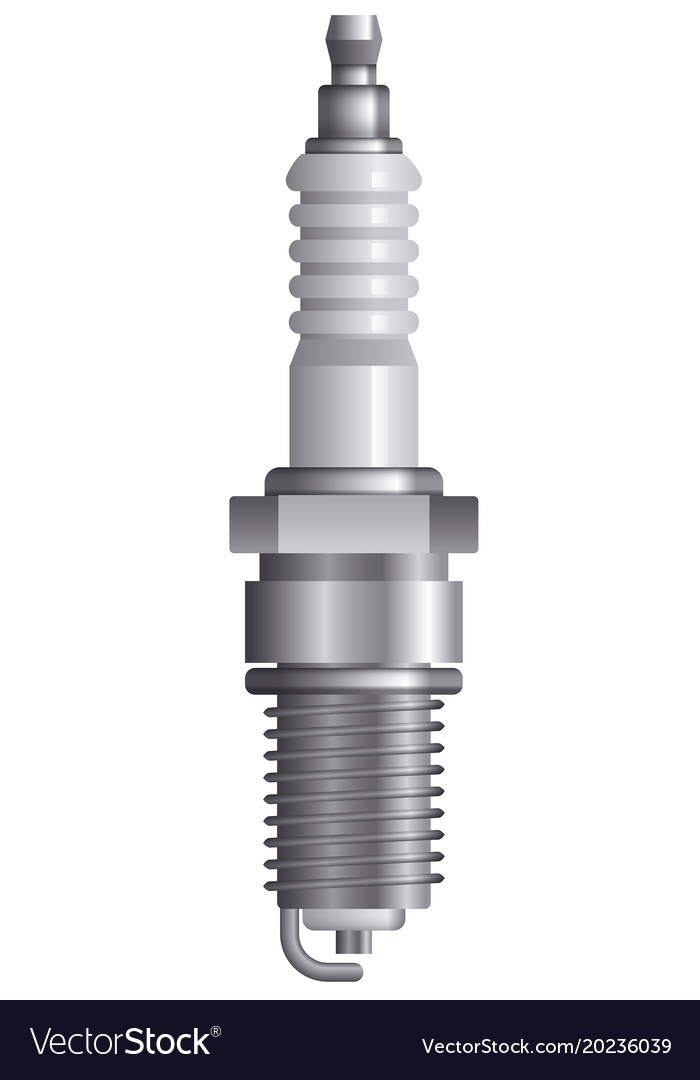 Spark plug for car Royalty Free Vector Image - VectorStock