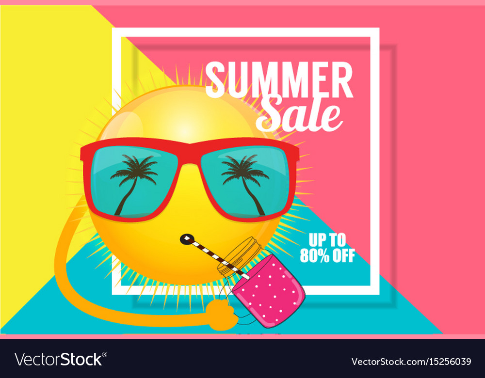 Summer sale banner template for your business