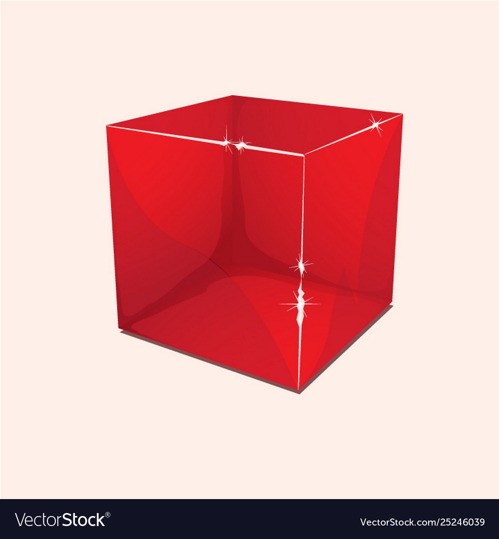 Volume object transparent cubic