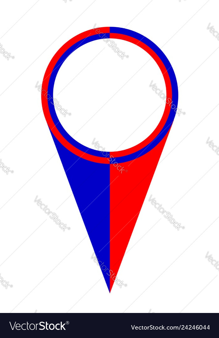 Blank map pointer location flag
