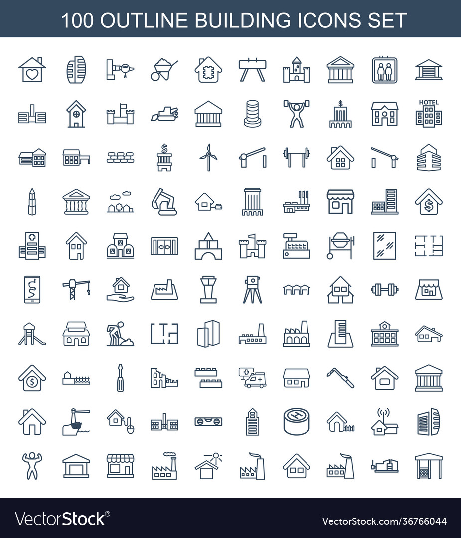 Building icons