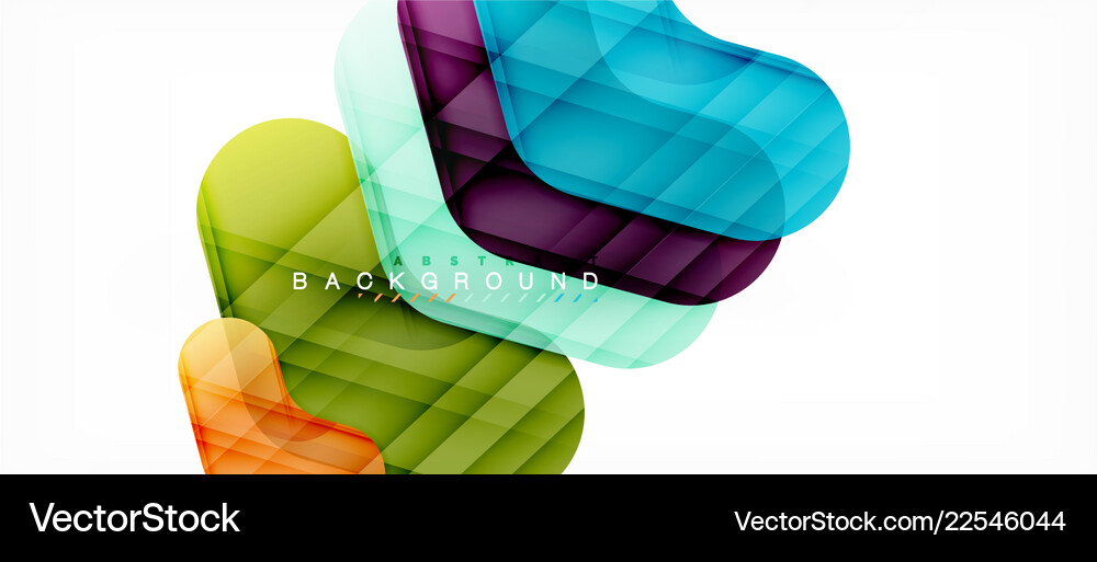 Colorful glossy arrows abstract background Vector Image