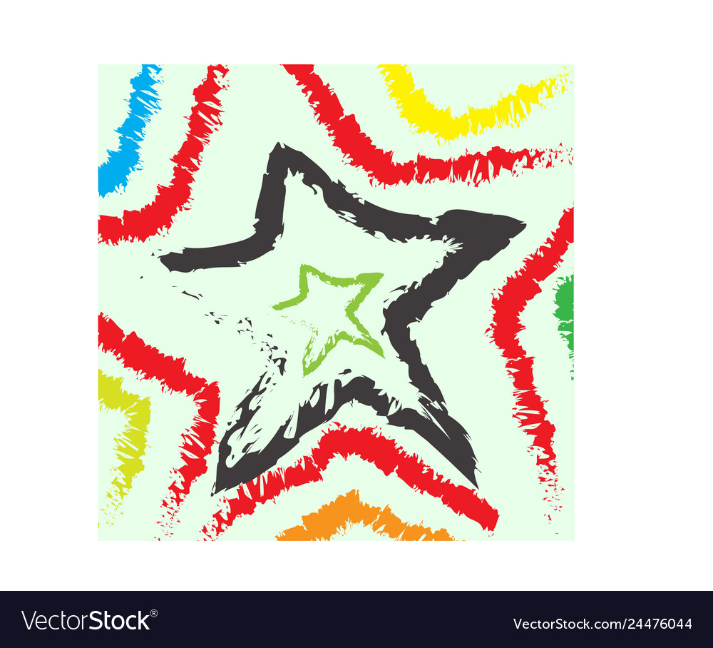 Colorful star background