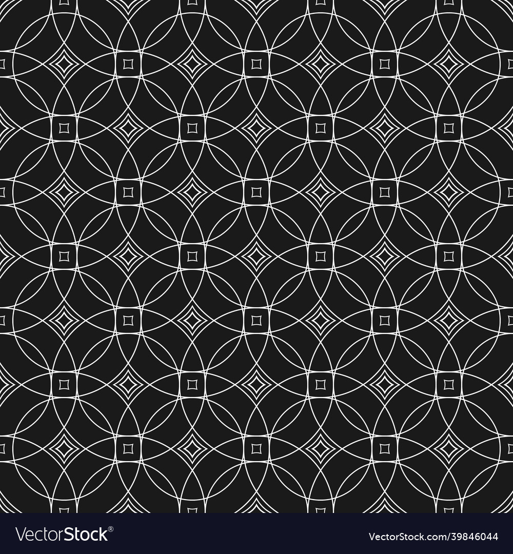 Geometric seamless pattern with crossing shapes vector image Geometric seamless pattern with crossing shapes