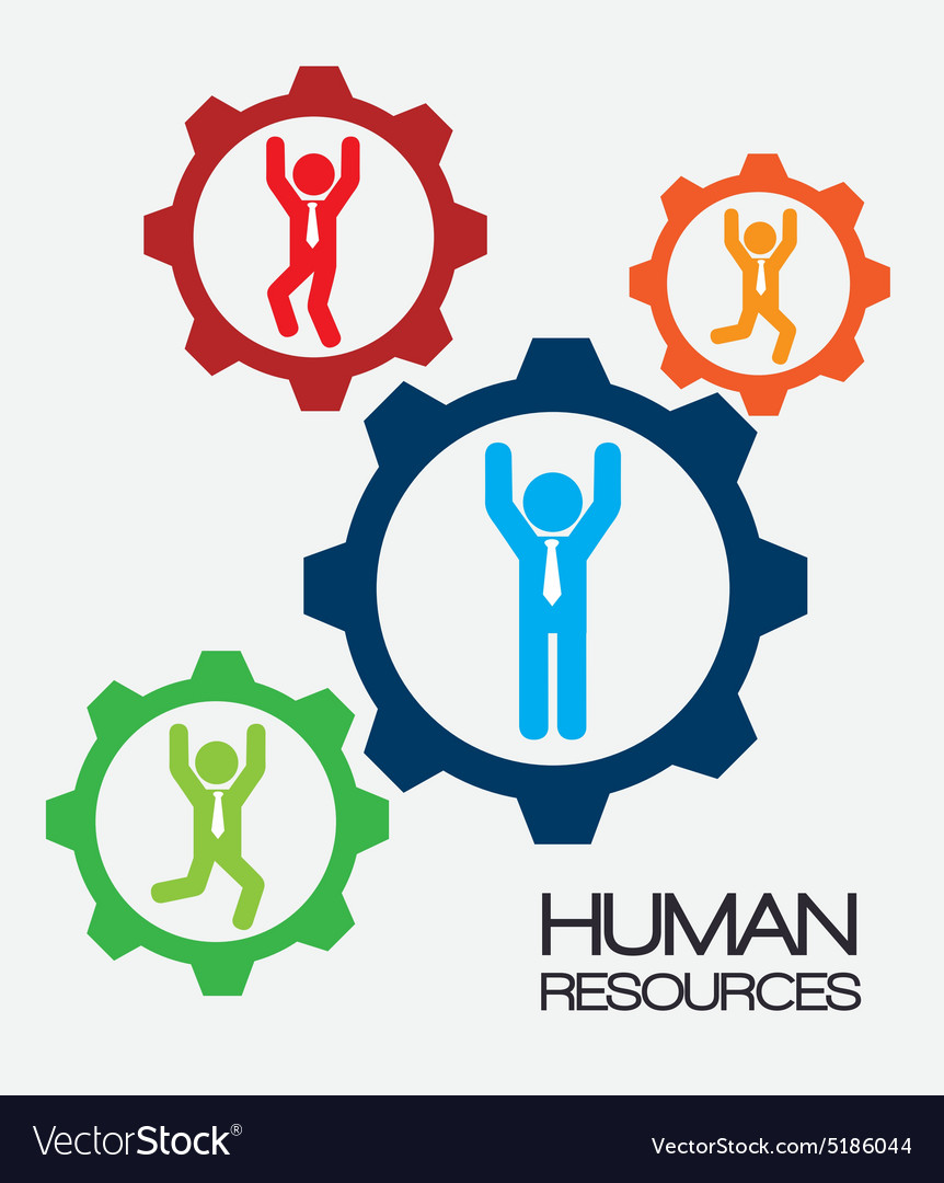 Human resources design Royalty Free Vector Image