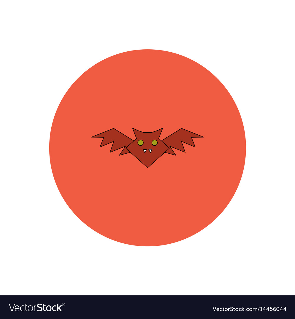 In flachem Design halloween icon