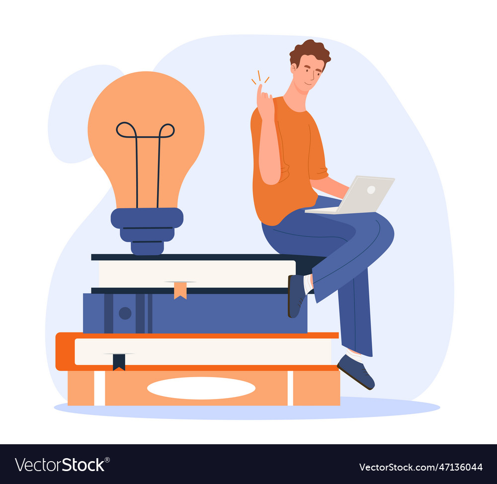 Man Brainstorming Idea