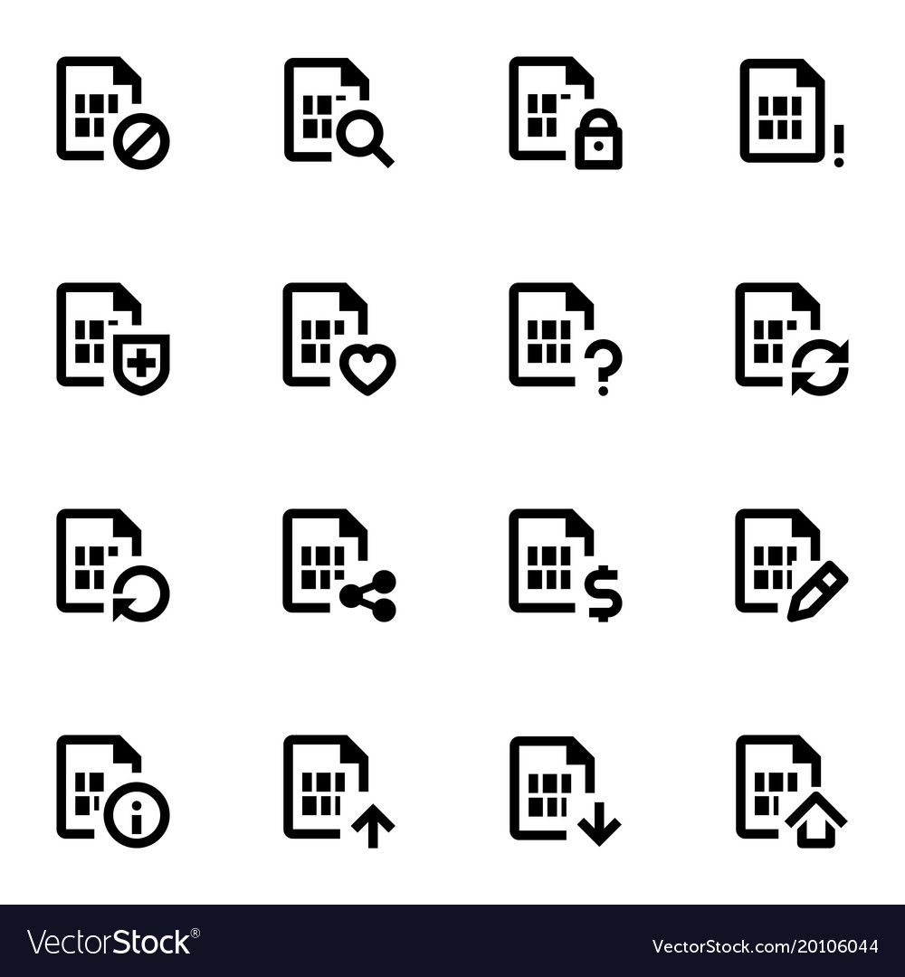 Set of coding icons