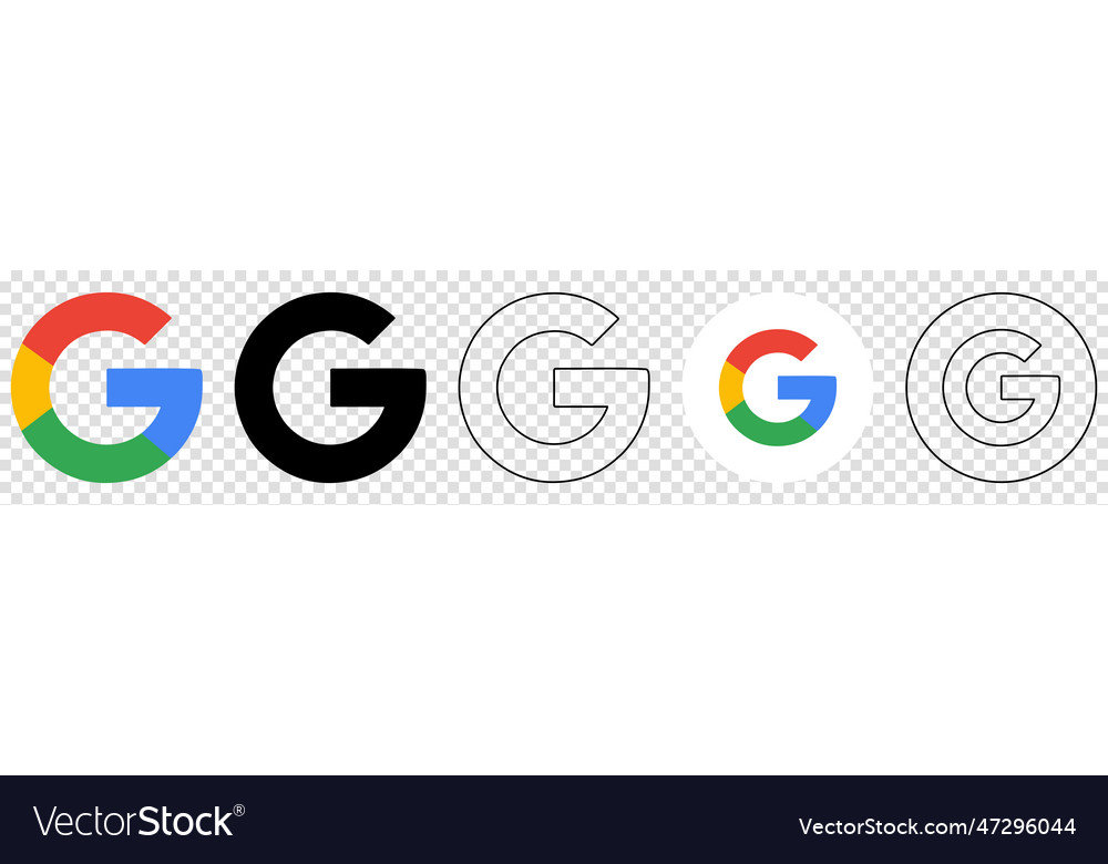 Google Icons Vector
 Set of google icons Royalty Free Vector Image VectorStock