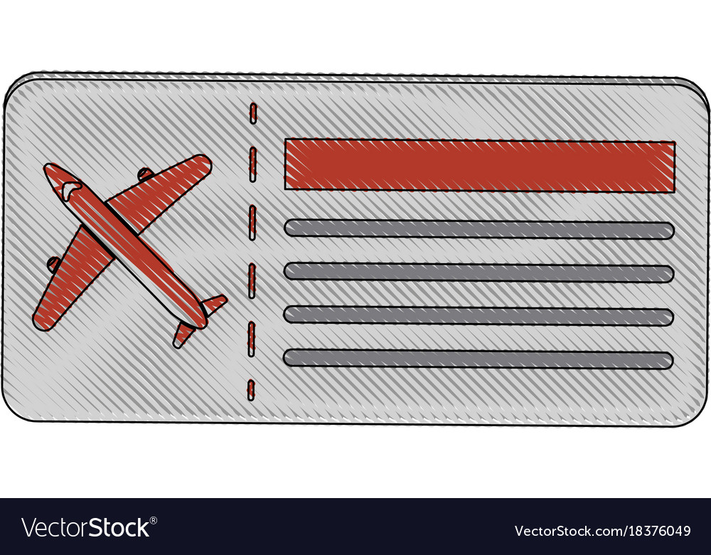Boarding pass icon image