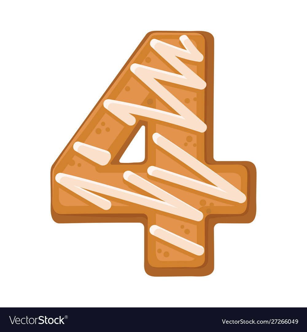 Cookies in shape number 4
