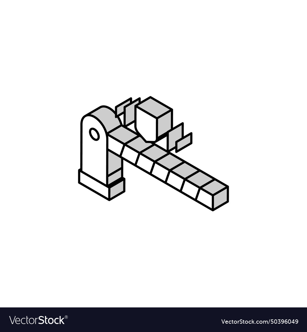 Intercom device isometric icon