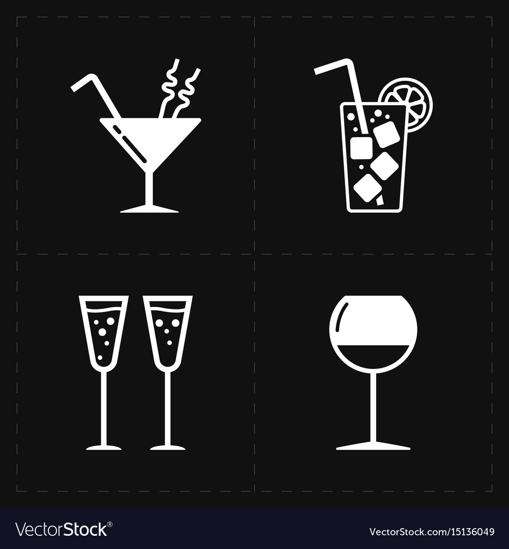 Modern bar icons