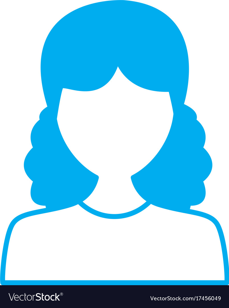 Woman avatar profile Royalty Free Vector Image