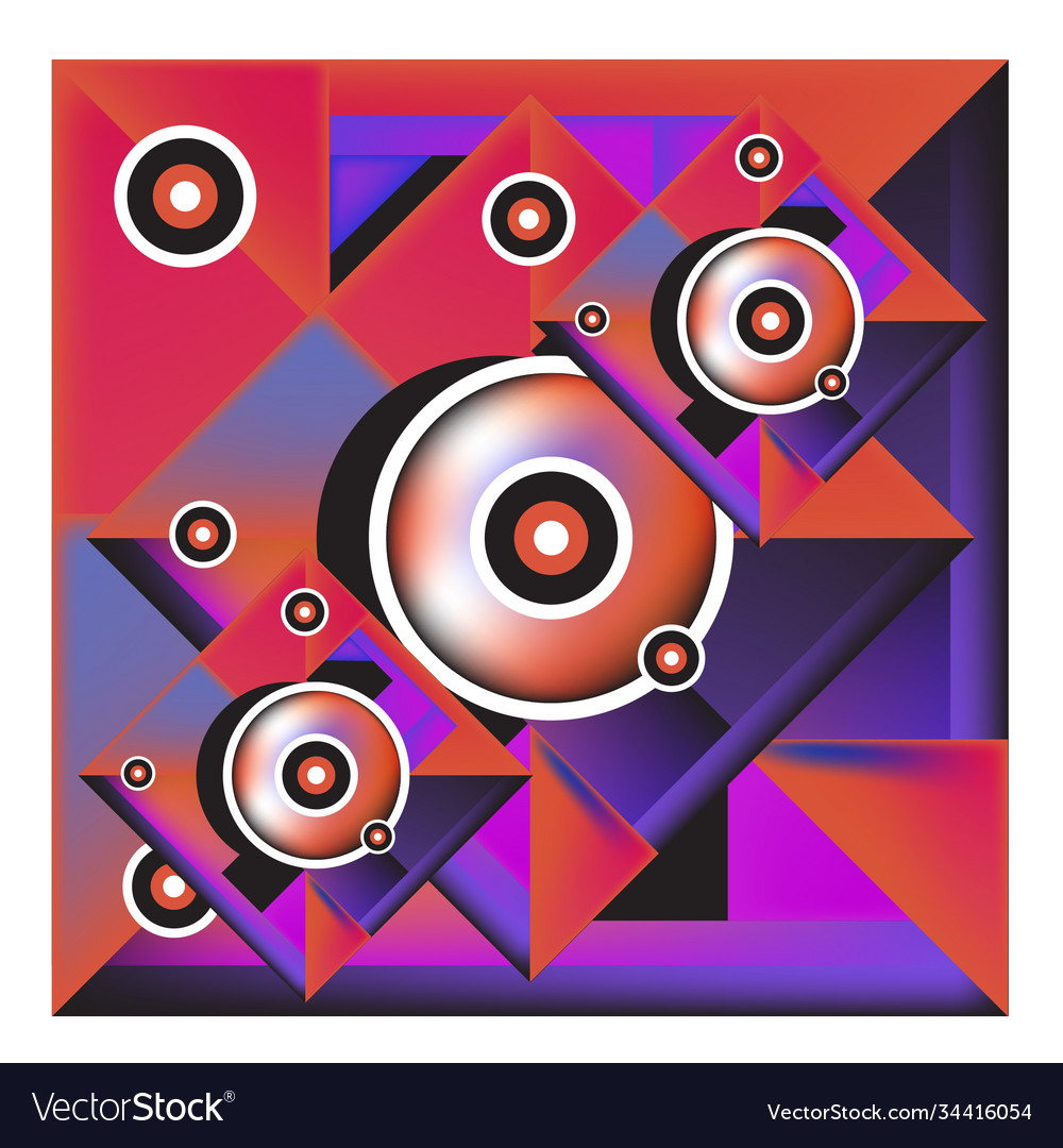 Abstract modern triangles background pattern