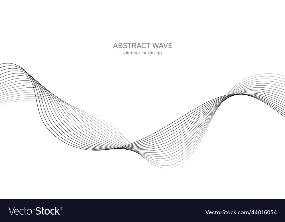 Abstract wave element for design digital Vector Image Abstract wave element for design digital