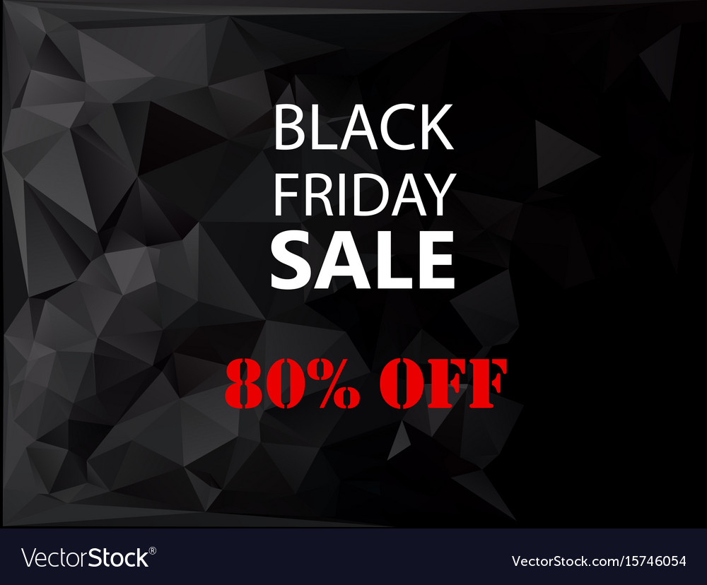 Black friday sale inscription design template