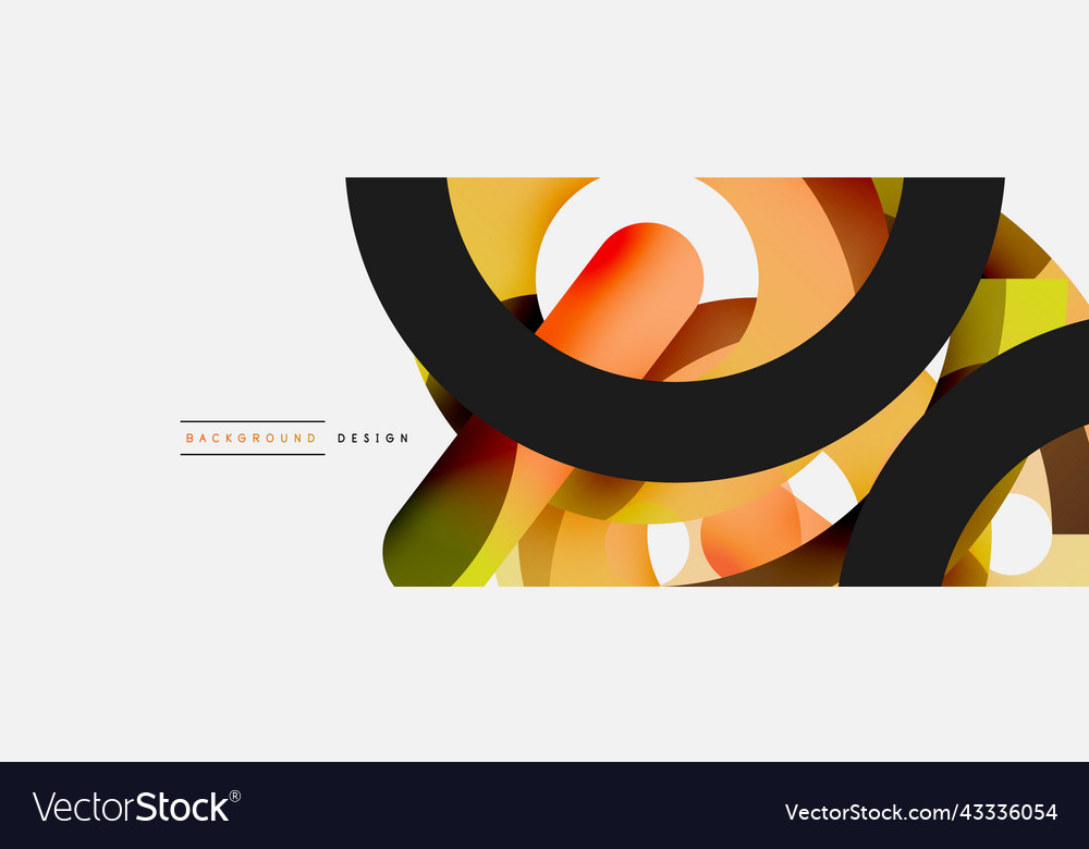 Circle abstract background vector image Circle abstract background