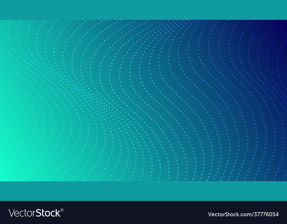 Halftone gradient background with dots vector image Halftone gradient background with dots