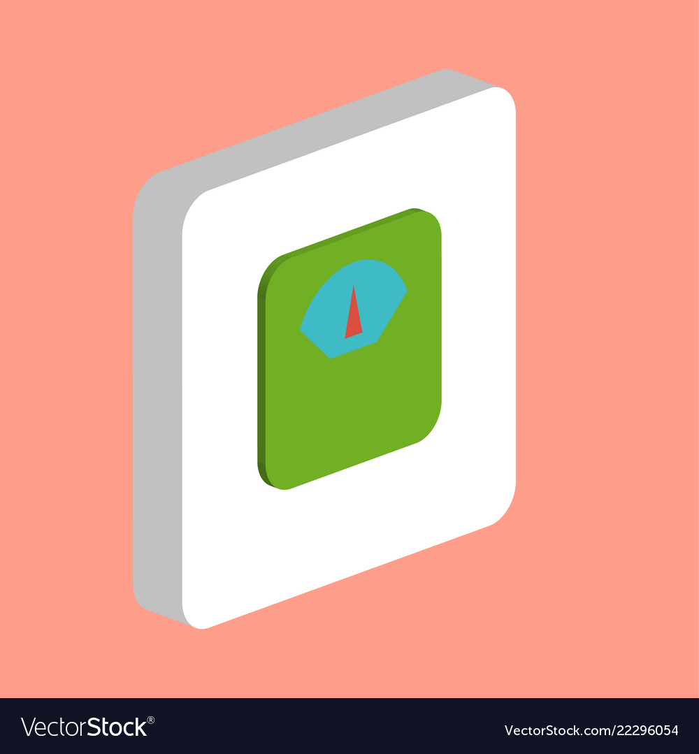 Scales computer symbol vector image Scales computer symbol