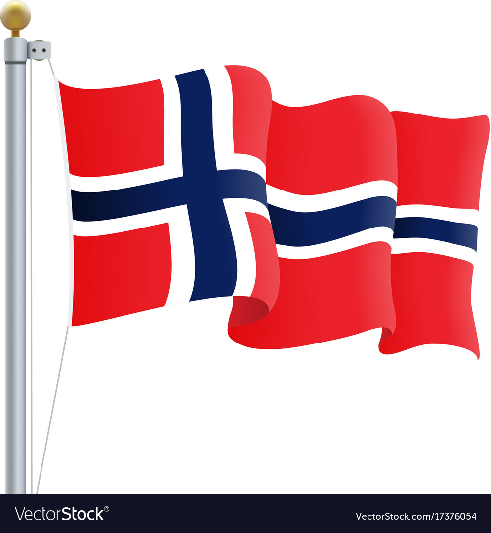 Norwegian Waving Flag