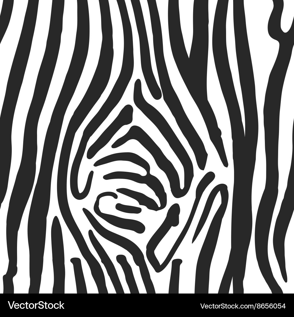 Zebra print pattern Royalty Free Vector Image - VectorStock