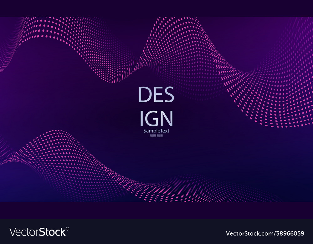 Abstract blue background with minimal smooth wave