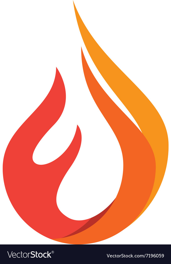 Fire Flames Logo - Intense Flame